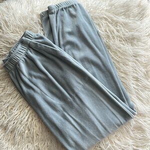 Aerie Blue Velour Joggers Pants SZ XS